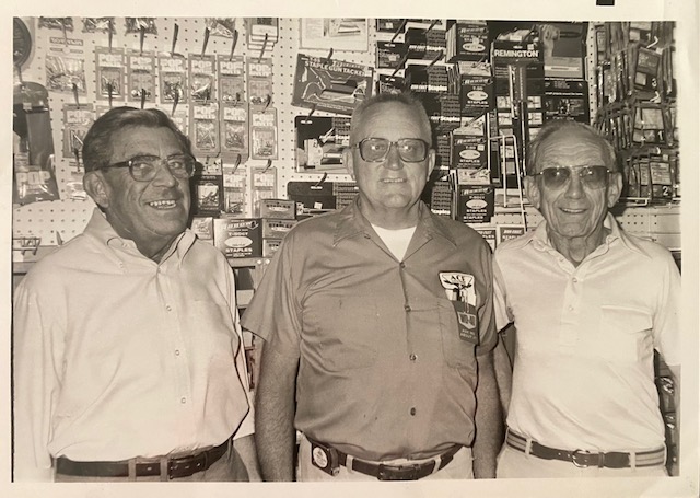 Vern Ulrich pictured with Earl and Forest Jones